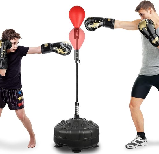 Dripex Punching-Ball Enfant 120 cm Sac de Frappe Boxe sur Pied