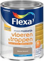 Flexa Mooi Makkelijk - Vloeren & Trappen Zijdeglans - Brave Ground - 0,75l