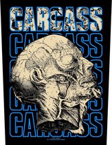 Carcass - Necro Head Rugpatch - Zwart
