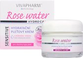 VIVAPHARM® Hydraterende dag en nacht gezichtscrème met rozenwater