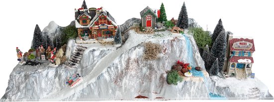 My Village | Basis Kerstdorp full colour waterval | 120x40cm