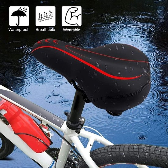 Selle Ergonomique Homme Femme Selle De Vélo Trekking Aaron Avec Gel - Confortable, Ergonomique Pour Homme Et Femme, Etanche Selle Creuse Aérée