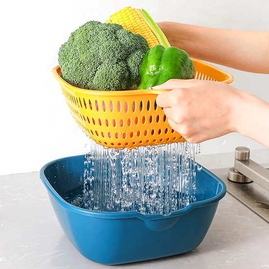 1 pièce Passoire d'évier,panier lavage évier de légumes en acier
