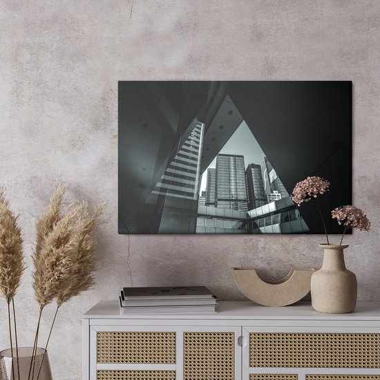 Peinture Roi - Peinture sur toile Beaux Bâtiments modernes - 90 x 60 cm