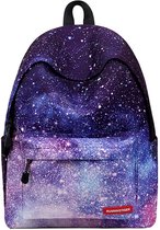 VMCA Galaxy Backpack Cartable Ados et Adultes Pour Filles et Garçons - 1 Trousse à Crayons - Violet