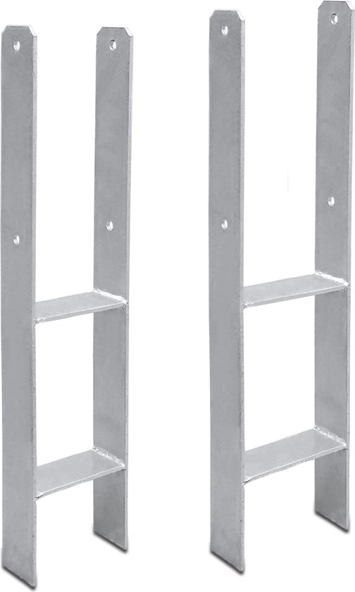 Haakanker 16 4.8 elektrolytisch verzinkt M16 4.8 incl moer - Van Delft