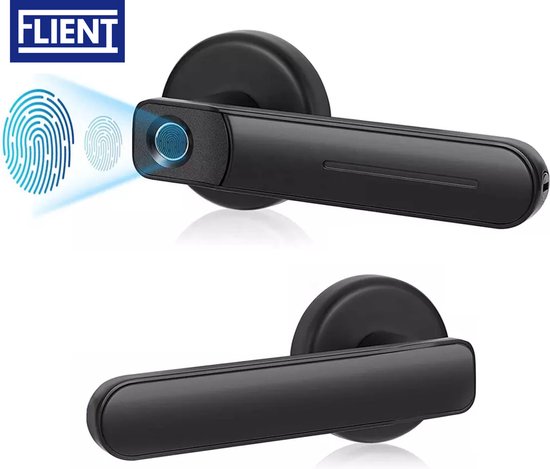 Flient® Smart Lock Casual 2.0 Slimme Deurslot Met Vingerafdruk & APP