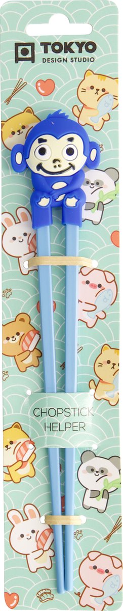 Tokyo Design Studio- Chopsticks- Aap Blauw- (eetstokjes kind)