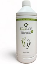 Ecodor EcoFeet - 1000ml - de natuurlijke oplossing voor zweetvoeten en stinkende schoenen - Vegan - Ecologisch - Ongeparfumeerd