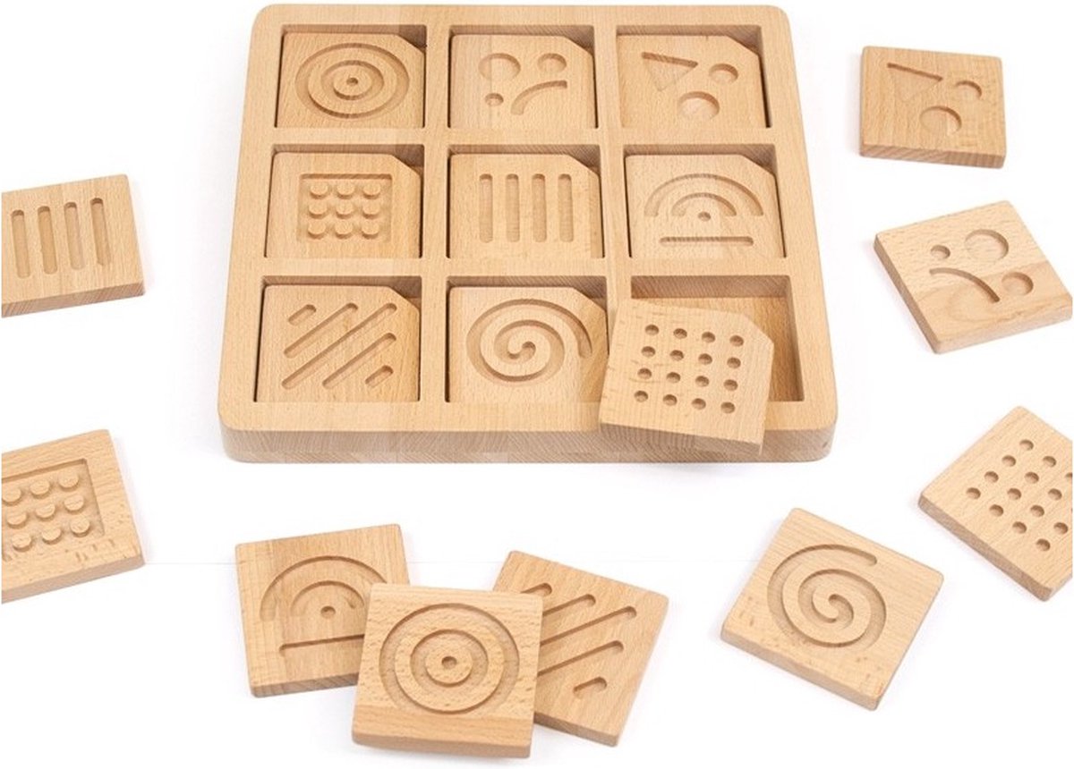 Andreu Toys ANDREU - Memo sensorische puzzel