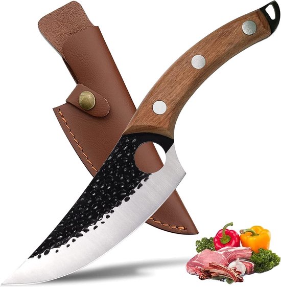 Couteau de chef Viking forgé à la main Couteaux de cuisine en