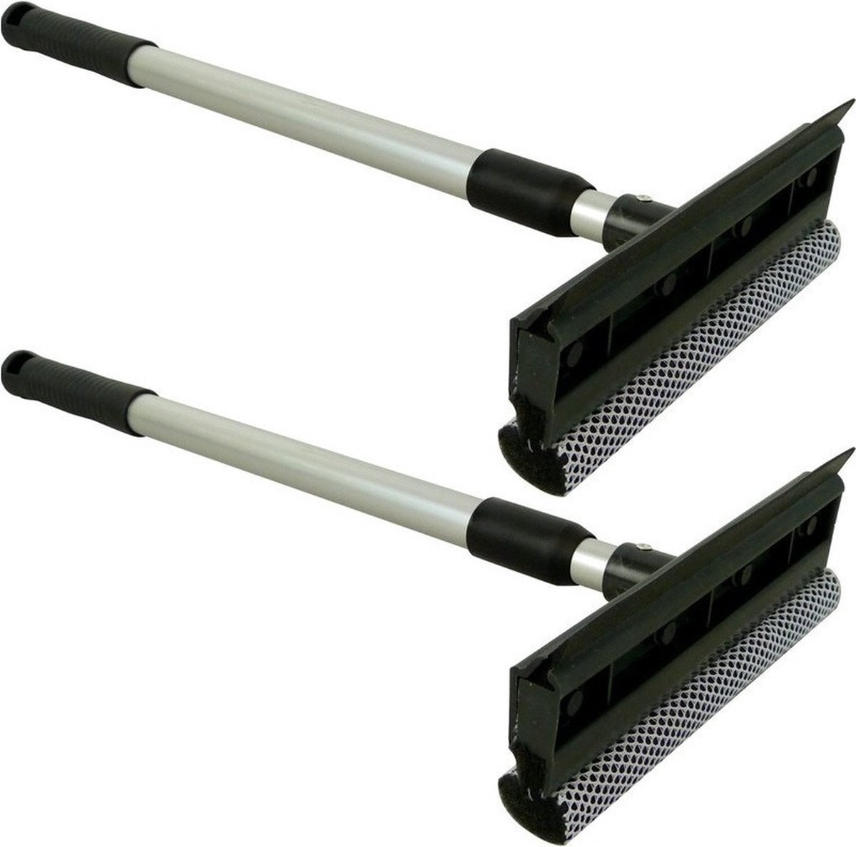 Goedkoopste Raamwisser auto - 2x - uitschuifbaar - plastic handvat - 40 tot 70 cm - telescopisch - raamtrekker