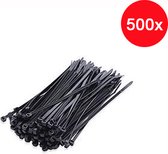 Kabelbinders - Tyraps - Tie wraps - Kabel organizer - 4x200mm - 500 stuks - Zwart