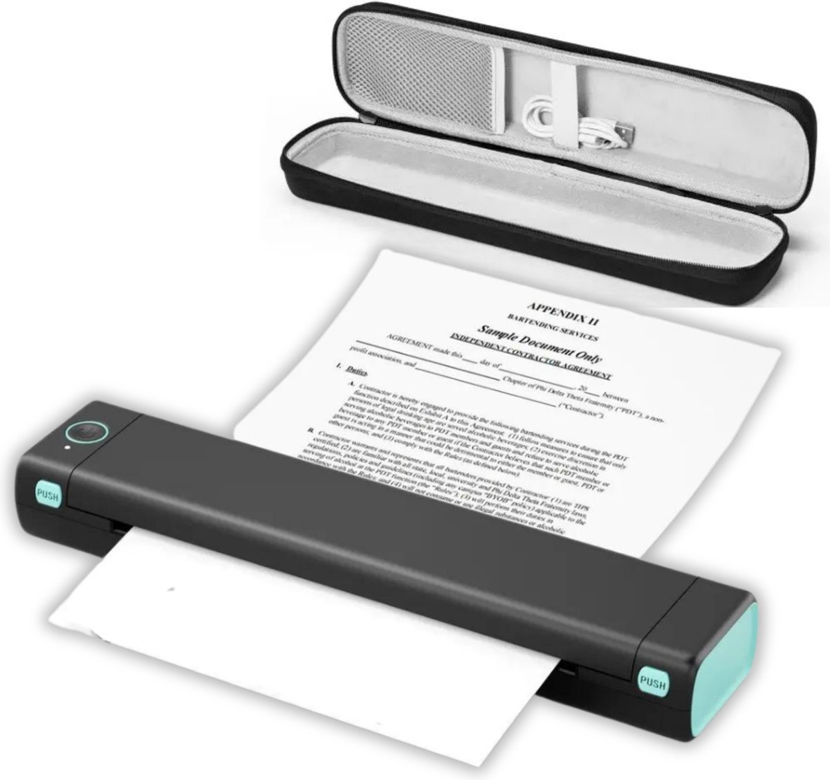 ONEIRO PRO O30F Imprimante portable Bluetooth Argent - A4 - Imprimante  thermique 