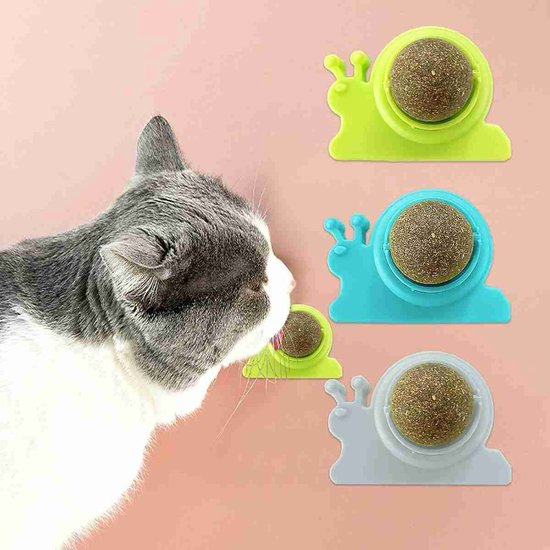 URBANKR8® - Balles Herbe à chat - Balle Jouets en Herbe à chat 3 pièces - Boule  Herbe