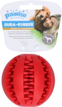 Pawise Dog Rubber Ball - Hondenspeelgoed - Hondenbal - Rubber - Ø 7.5 cm - Rood