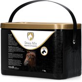 Excellent Stress Mix - Aanvullend diervoeder voor paarden in geval van spanning en stresssituaties - Ter stimulatie van optimale prestaties - Geschikt voor paarden - 1 kg
