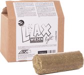 Lax Light met Hooi/stro/kruiden knabbelblok voor Paarden - Hoogwaardig voer - Ruwvoer snack - Caloriearm - Stofvrij - Werk ontspannend