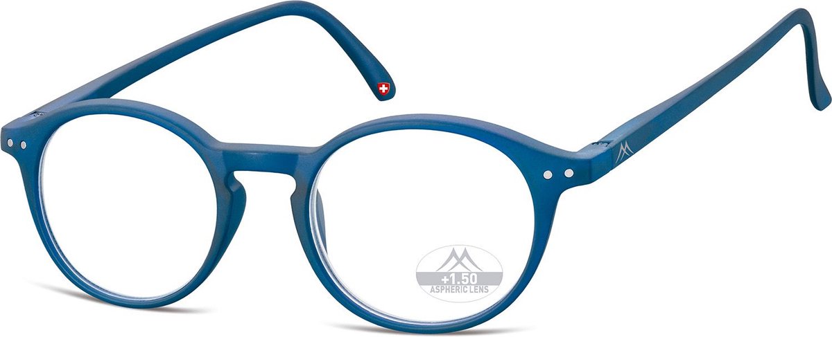 Montana Leesbril MR65B donkerblauw +2:00