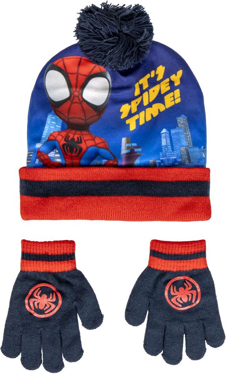 Spidey Winterset Muts en Handschoenen - One Size