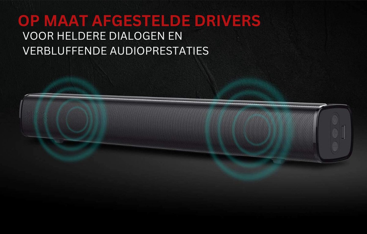 Soundbar Soundbar met Subwoofer en Afstandsbediening - afbeelding 2