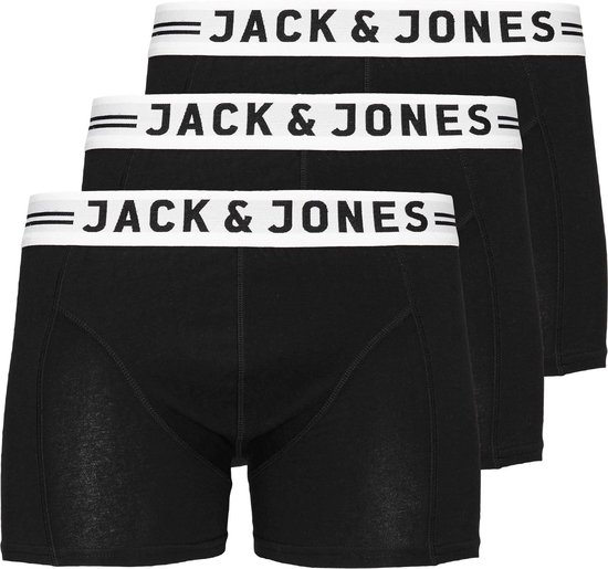 JACK&JONES JUNIOR SENSE TRUNKS 3-PACK NOOS JNR Jongens Onderbroek - Maat 176 - JACK & JONES