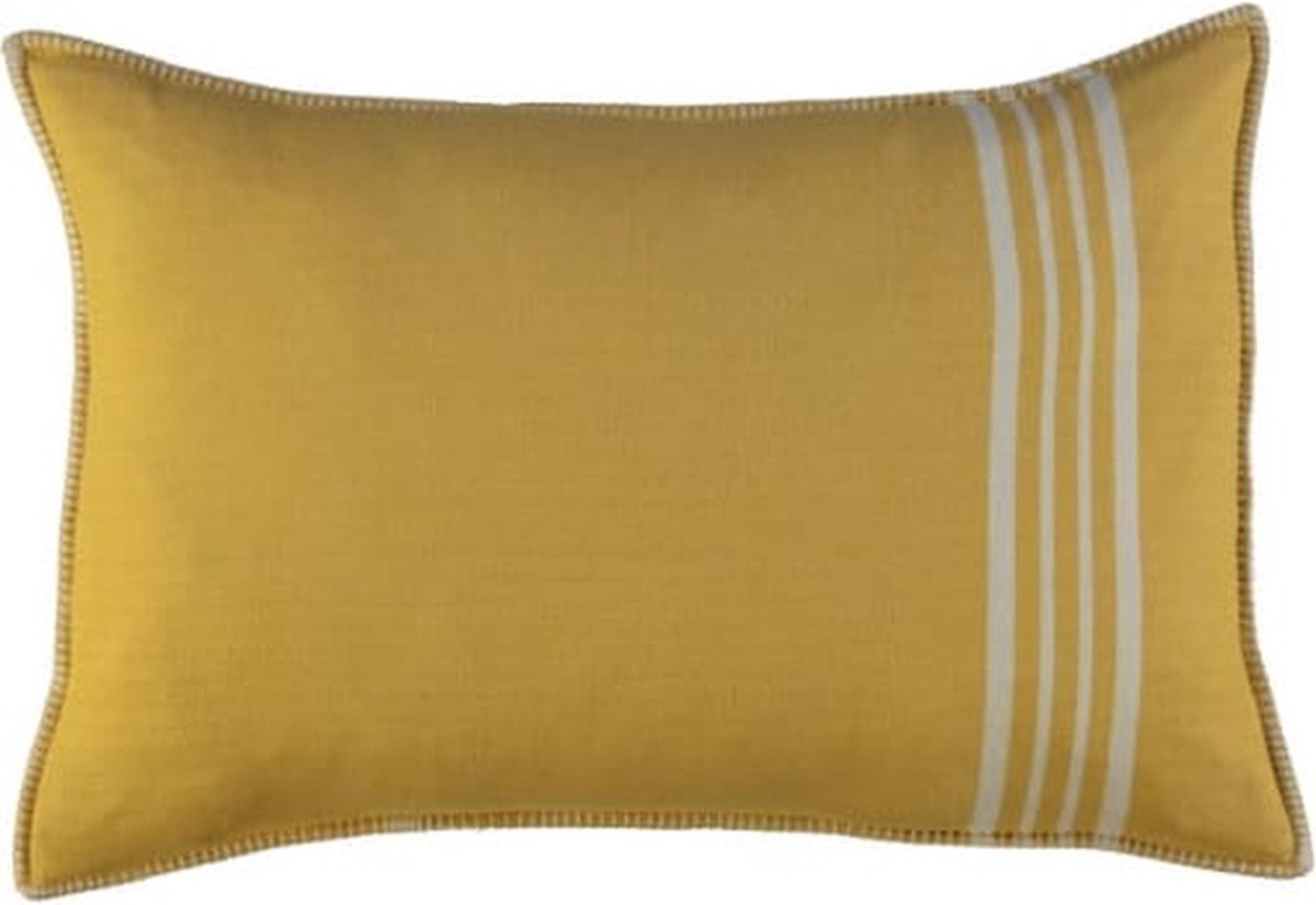 Housse de coussin 50x70 Krem Sultan Mustard Yellow - 50x70cm jaune - coussin  décoratif