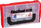 Fischer Fixtainer pluggen en schroeven set - Duopower universeelpluggen en Duotec hollewandpluggen met schroeven - 200-delig - 541106
