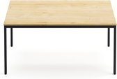 Furni24 Table multifonctionnelle, 200 x 80 cm, décor chêne saphir/anthracite