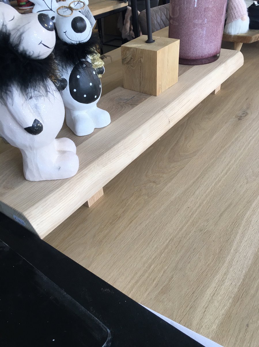 Banc De Fenêtre En Chêne Massif – Planche étagère 90x17x2.5 Cm – Naturel – Neuf