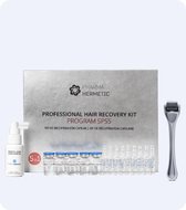 Pharma Hermetic - Anti-haaruitval & intensieve haargroei kuur - Professional Hair Recovery Program SP55 Silver Kit + gratis dermaroller.