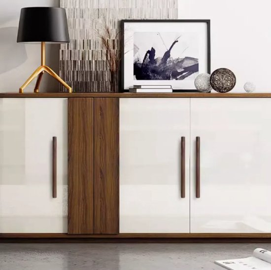 Meubelgreep Hout - Walnoot - Handgreep - Kast - Schuifdeur - Lade - 10