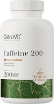 Cafeïne Pillen - 200 mg - 200 Caffeine tabletten - Cafeine - Laboratoriumgetest - 100% product zónder ongewenste toevoegingen - Hóge dosering - Veganistisch - Vegan - OstroVit