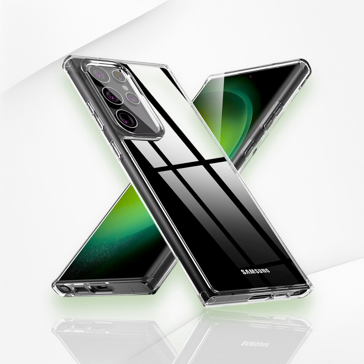 Samsung Galaxy S23 Ultra Ultieme Schokbestendige Case: Maximale Transparante Bescherming in Stijl met Premium Kwaliteit!