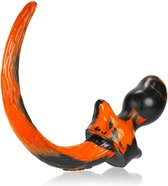Oxballs pug puppytail - zwart oranje - small
