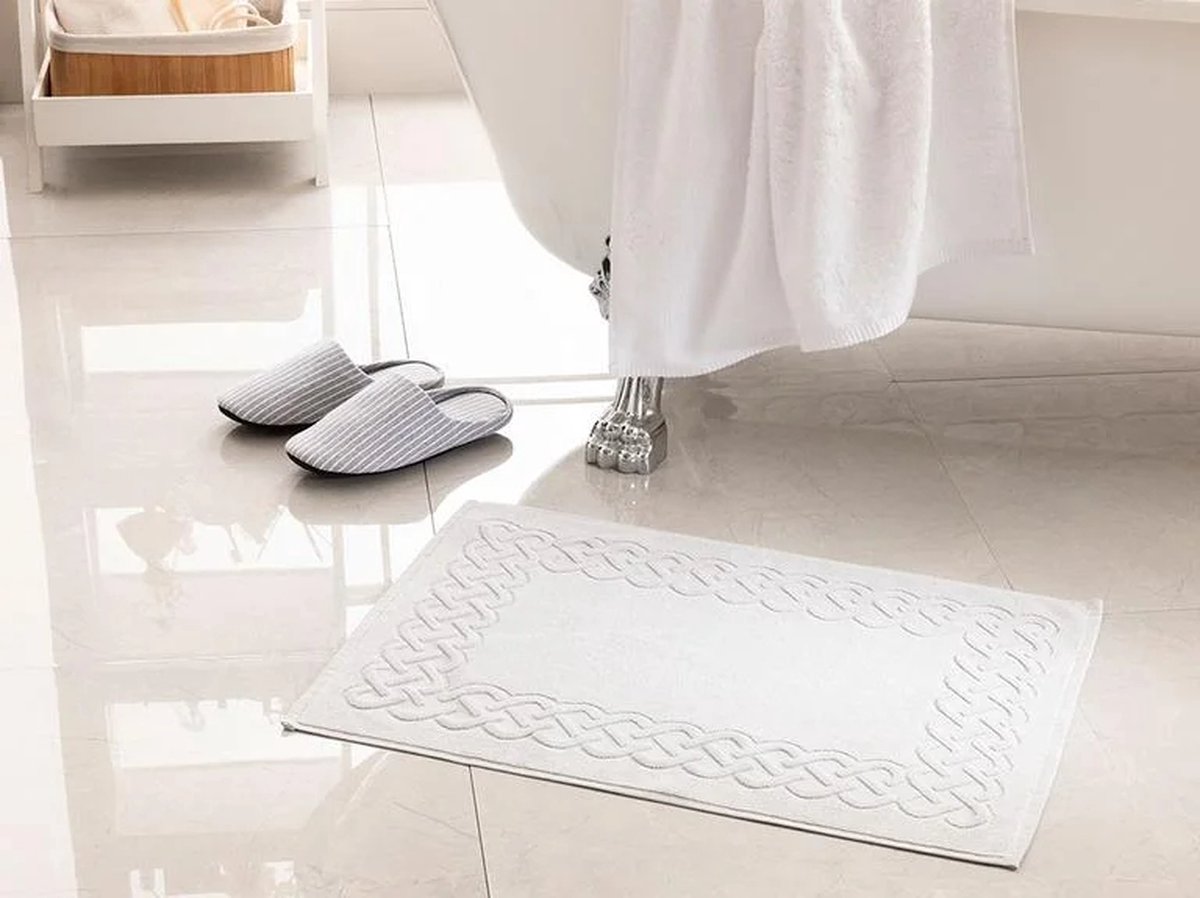 English Home badmat - 50x70 cm - Grijs