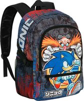 Sonic The Hedgehog - Sac à dos - Checkpoint - 3 compartiments - Hauteur 44cm