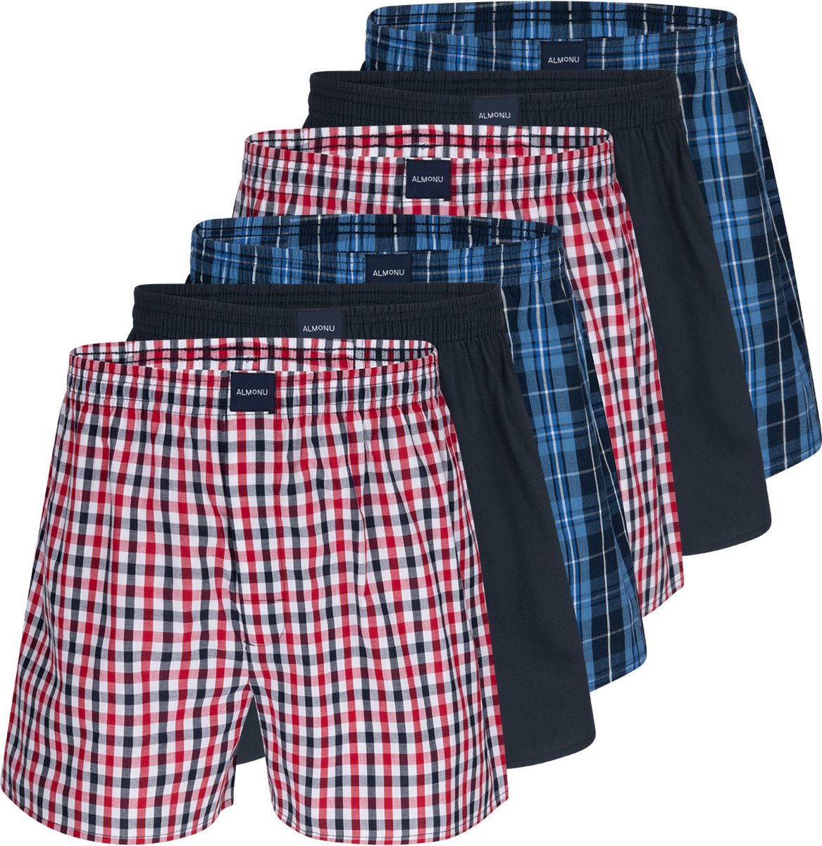 Almonu Heren boxershort 6 pack Web