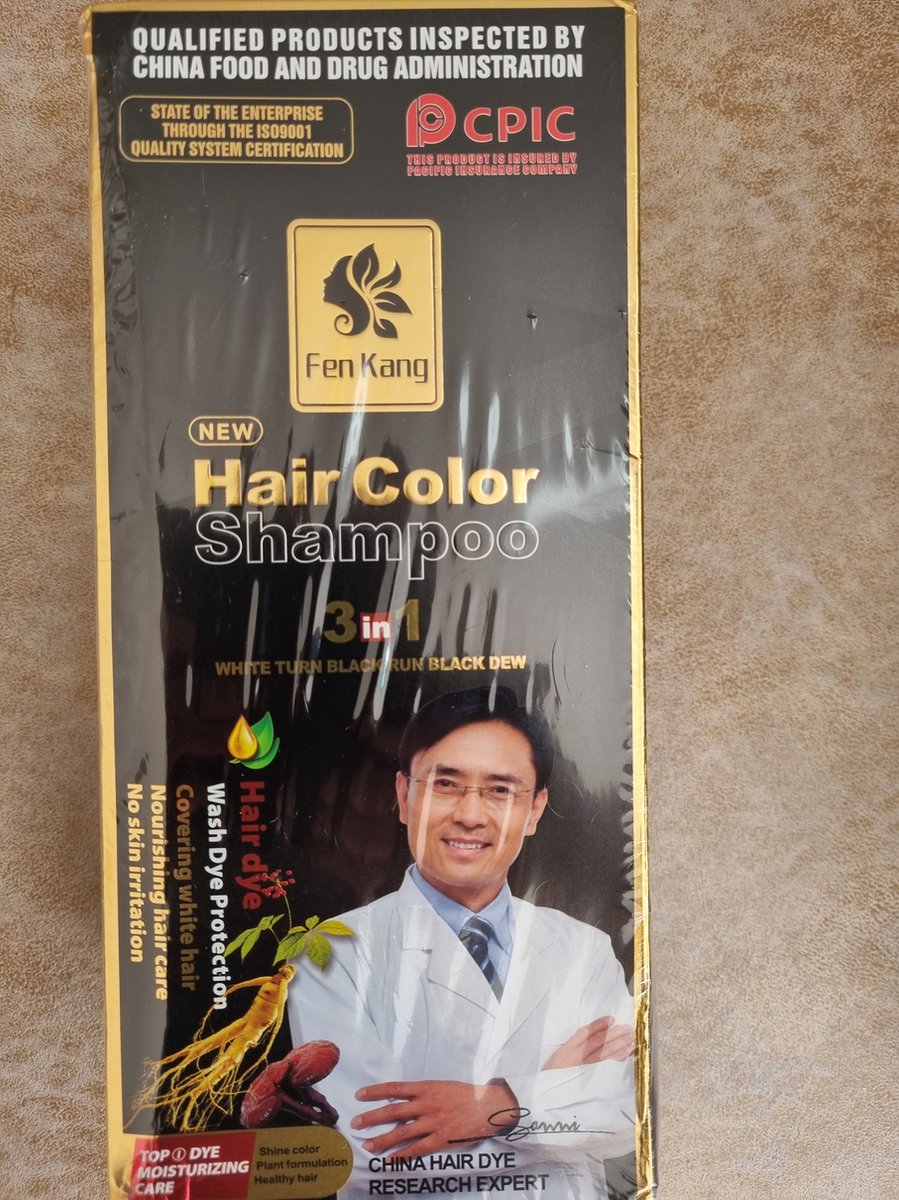 Herbal based natuurlijke haarverf, grijs weer zwart, 0.5 l
