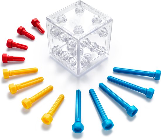 SmartGames - Criss Cross Cube - breinbreker met 80 opdrachten - sudoku kubus - Fidget
