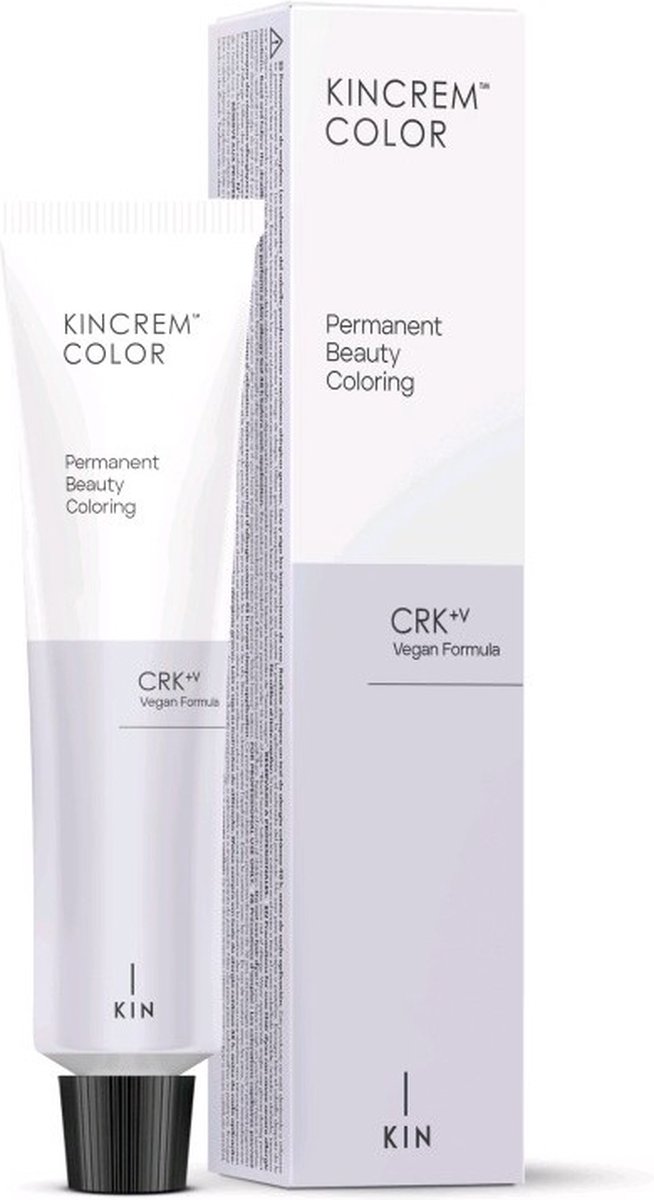 KIN Kincrem Color Crk+V Permanent Beauty Coloring Vegan Formula, 4.77