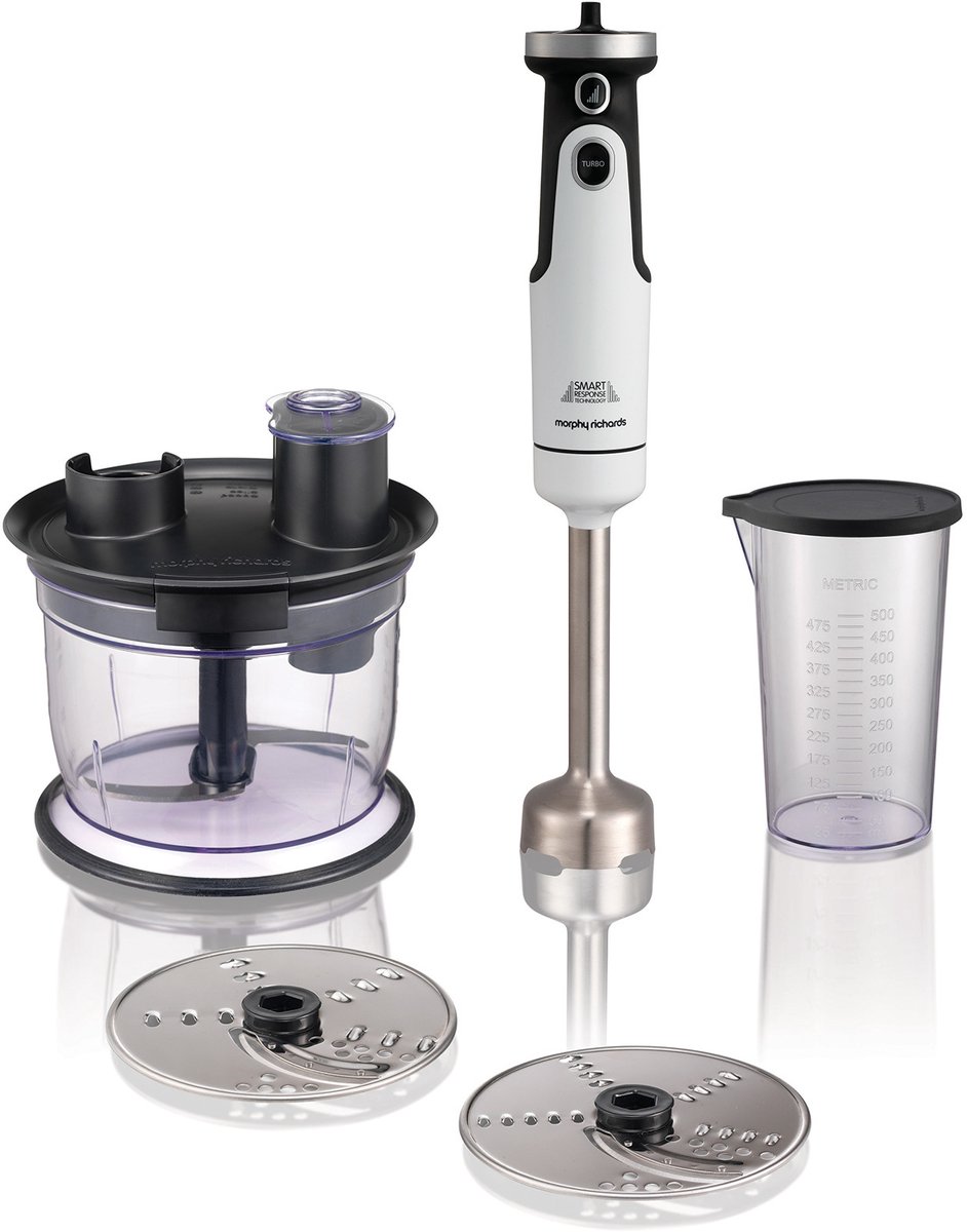 Morphy Richards 402054EE Total Control: De ultieme staafmixer hakmolen en keukenmachine voor elke keuken