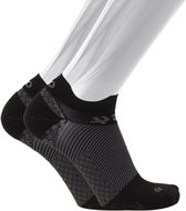 OS1st FS4 fasciitis plantaris compressie sneakersokken maat XL (48+) – zwart – hielspoor – vermoeide voeten – pijn onder de voetboog – hielpijn – ademend – vochtregulerend – verkoelend - naadloos – antibacterieel