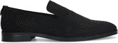 Sacha - Heren - Zwarte loafers met strass - Maat 43