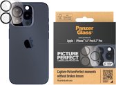 PanzerGlass PicturePerfect Plate iPhone 15 Pro/15 Pro Max - Zwart