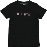 Bellaire jongens t-shirt met ronde nek en klein logo Jet Black