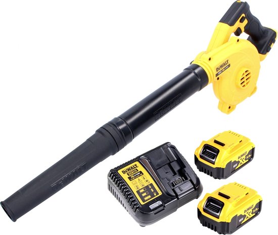 DeWalt DCV 100 P2 accubladblazer / bladblazer 18 V + 2x accu 5.0 Ah + lader van DeWalt — afbeelding 2
