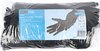HYGOSTAR katoenen handschoen NERO - 12 paar - zwart - maat XL - voor eczeem - allergie - handcrème - juweliers - munt handschoen