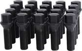 XR-Import conische wielbouten - M14x1.5 - Set van 20 bouten / M14x1,5 / 28mm Zwart M14 x 1,5 / M14 x 1.5