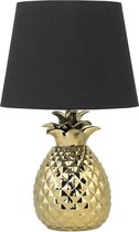 Beliani PINEAPPLE - Lampe de table - Or - Céramique